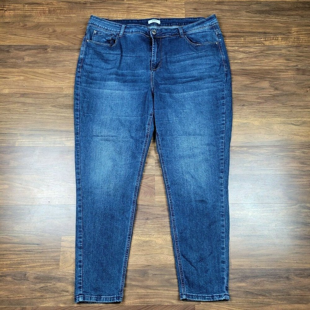Kensie Jeans Skinny Rocker Trendy 38x28 EUC